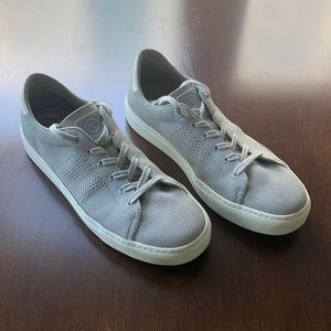 Greats Royale Knit Mens Sneakers. Made in Italy. Gray/White